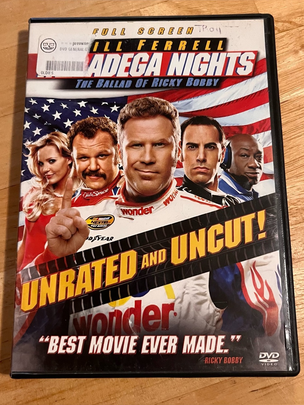 Talladega Nights: The Ballad of Ricky Bobby DVD - Will Ferrell